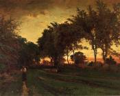 乔治英尼斯 - Evening Landscape